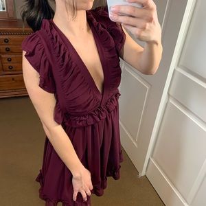 STORIA MINI RUFFLE DRESS - SIZE S